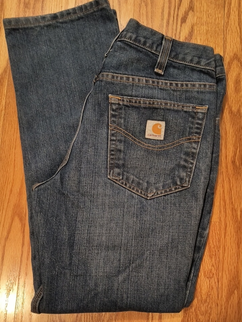 Carhartt Men's Dark Blue Relaxed Jeans